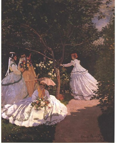Women in the Garden by Claude Monet
